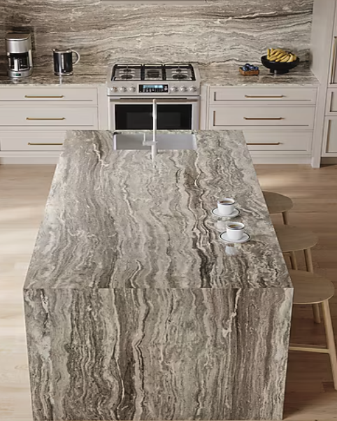 Dolomite Fantasy Brown Comptoir en Quartzite Naturel