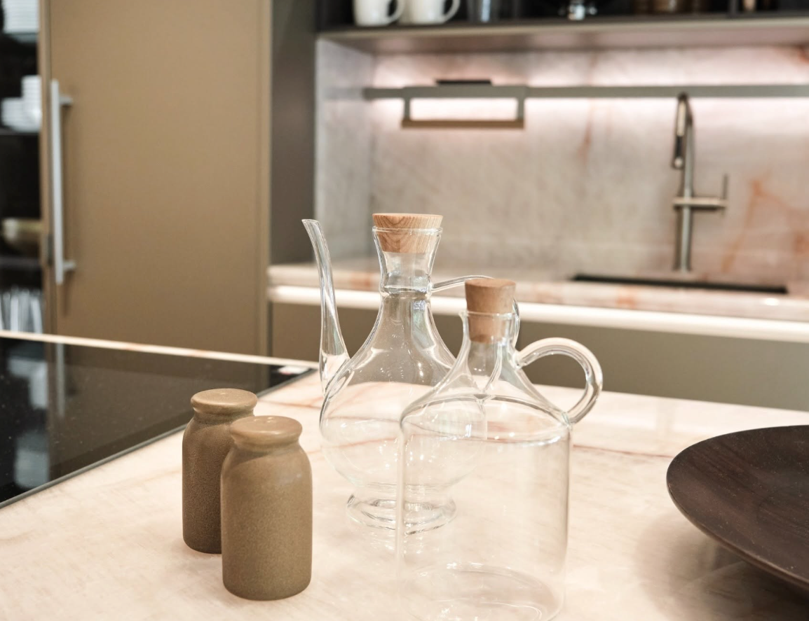 Quartzite Cristalo Sensa Comptoir en Pierre Naturelle Protégée