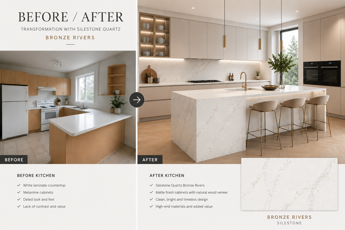 Silestone Bronze Rivers