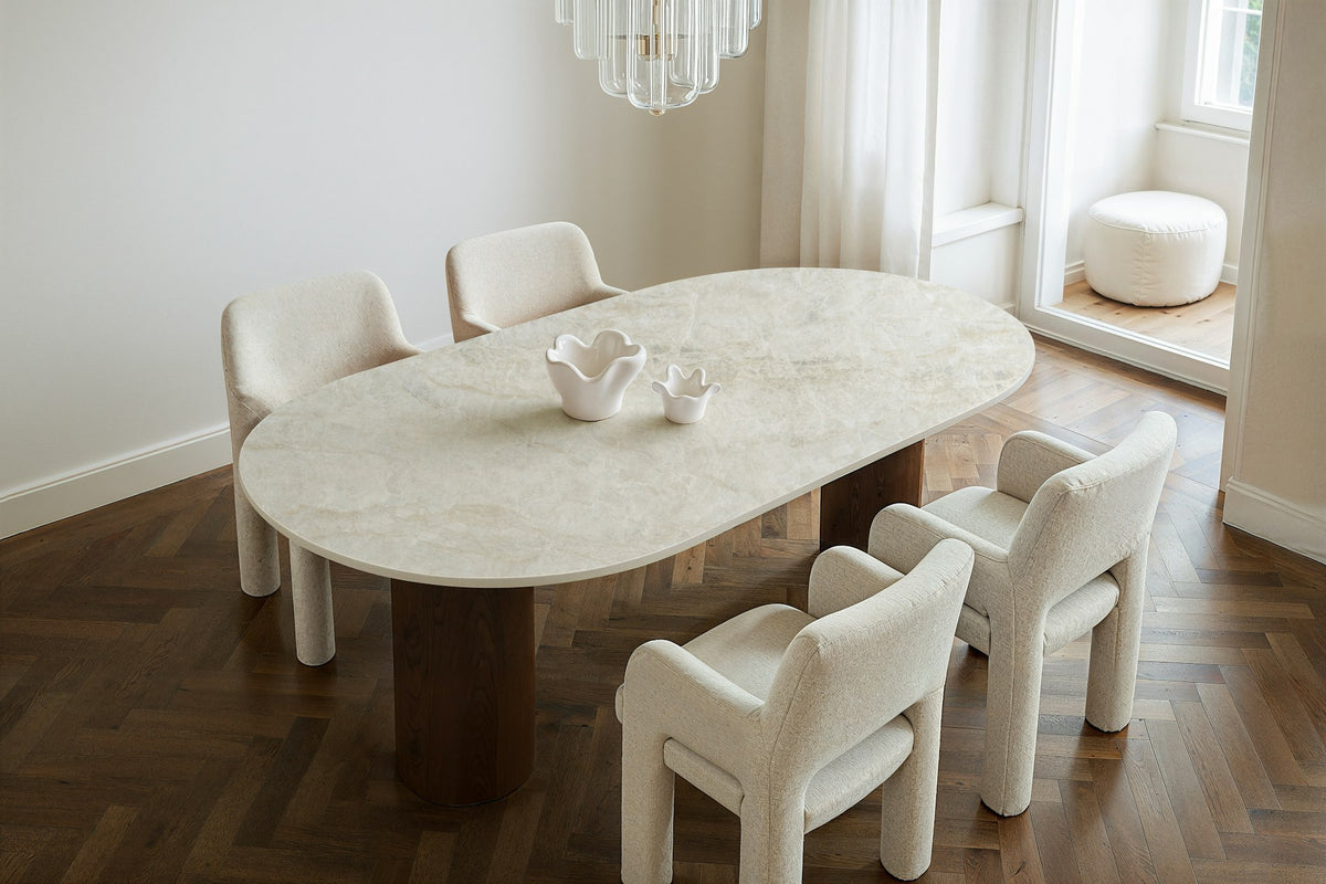 Dekton Nara — projet dekton dining table nara | Union Stone