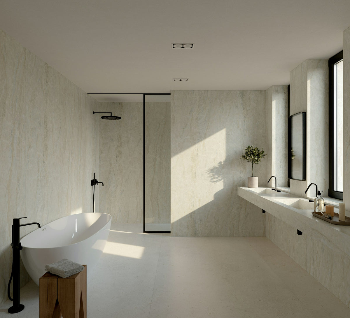 Dekton Nara — projet dekton nara bathroom eu | Union Stone