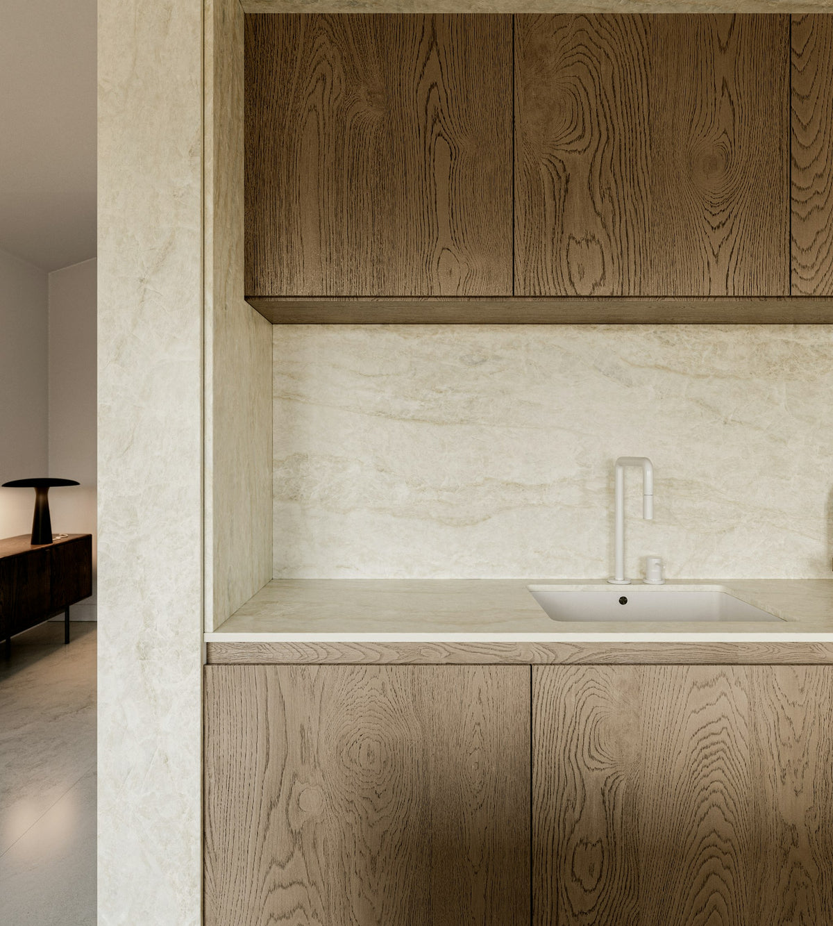 Dekton Nara — projet dekton nara kitchen eu 1 closeup b | Union Stone