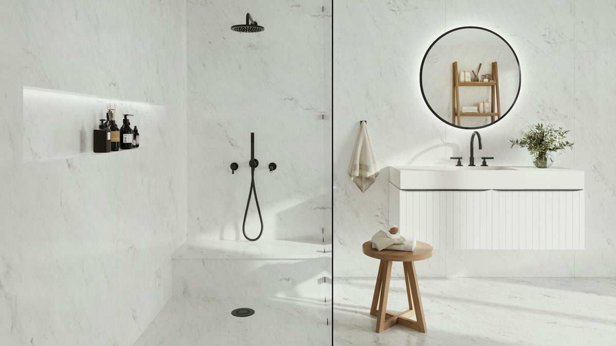 Dekton Salina — projet salina bathroom | Union Stone