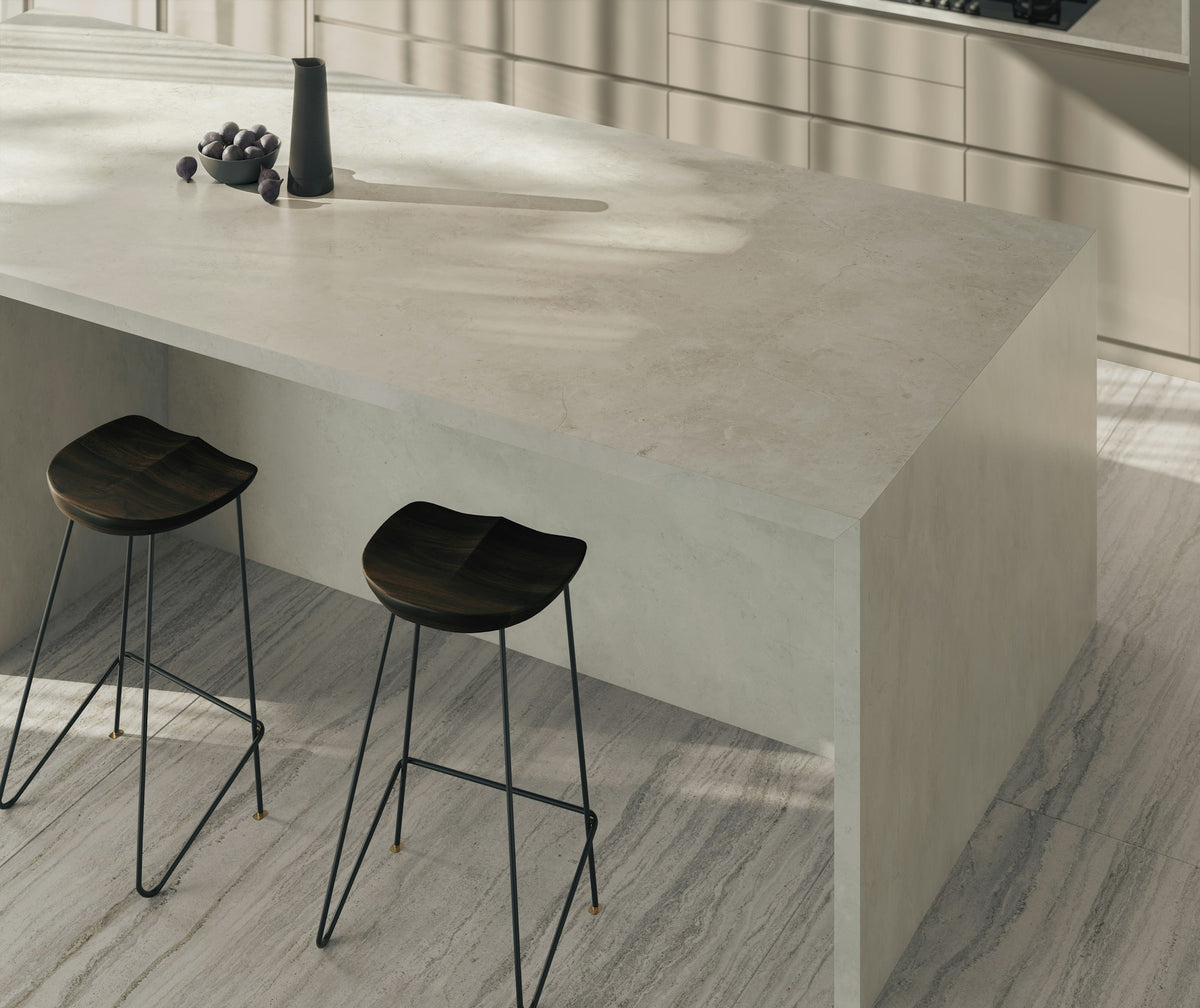 Dekton Sandik — projet dekton pietra edition living cocina trevi sandik detalle | Union Stone