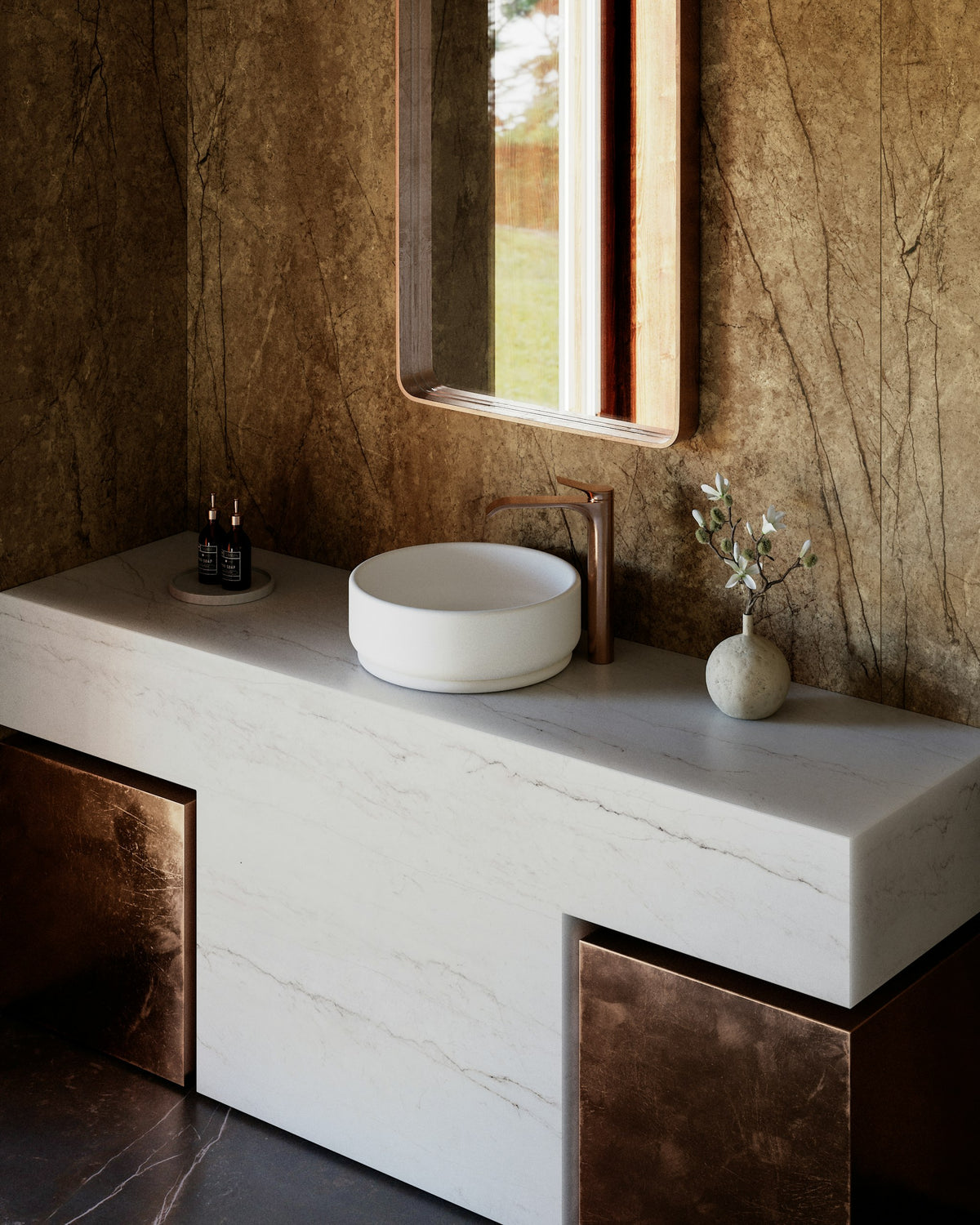 Eclos Ivora — projet eclos bathroom ivora legnd plano detalle b | Union Stone