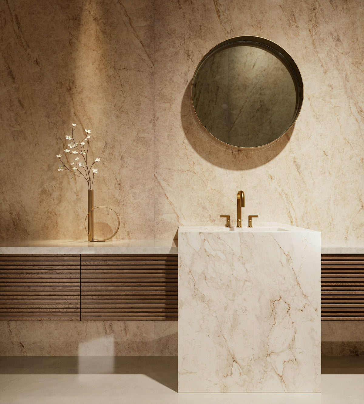 Eclos Landr — projet eclos bathroom landr tajnar plano medio | Union Stone