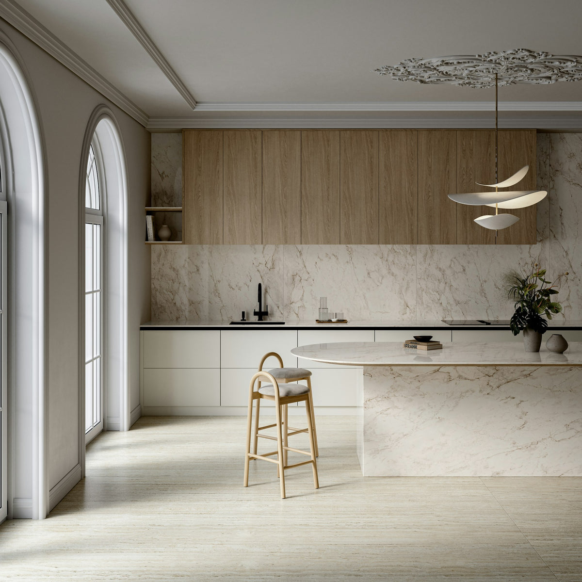 Eclos Landr — projet eclos kitchen 1 landr plano general | Union Stone