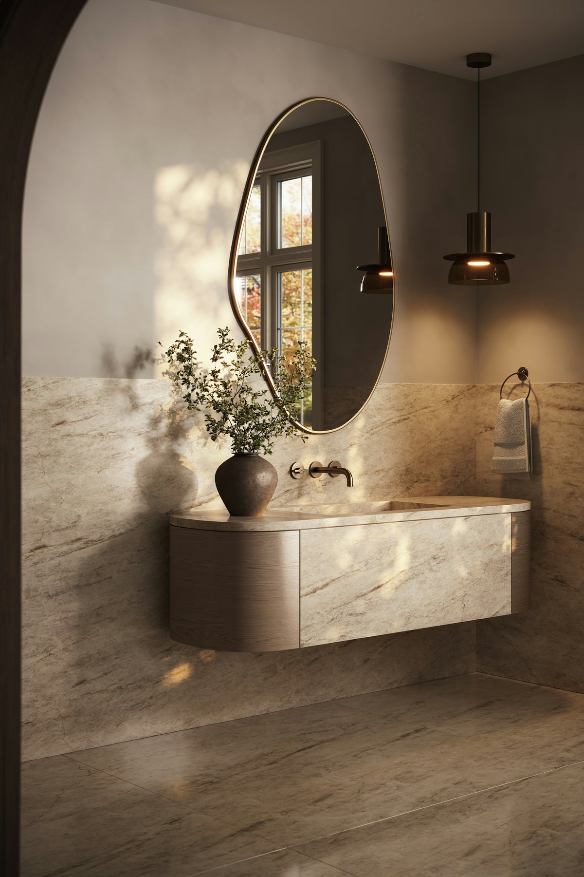 Eclos Tajnar — projet eclos bathroom 2 tajnar plano detalle b | Union Stone