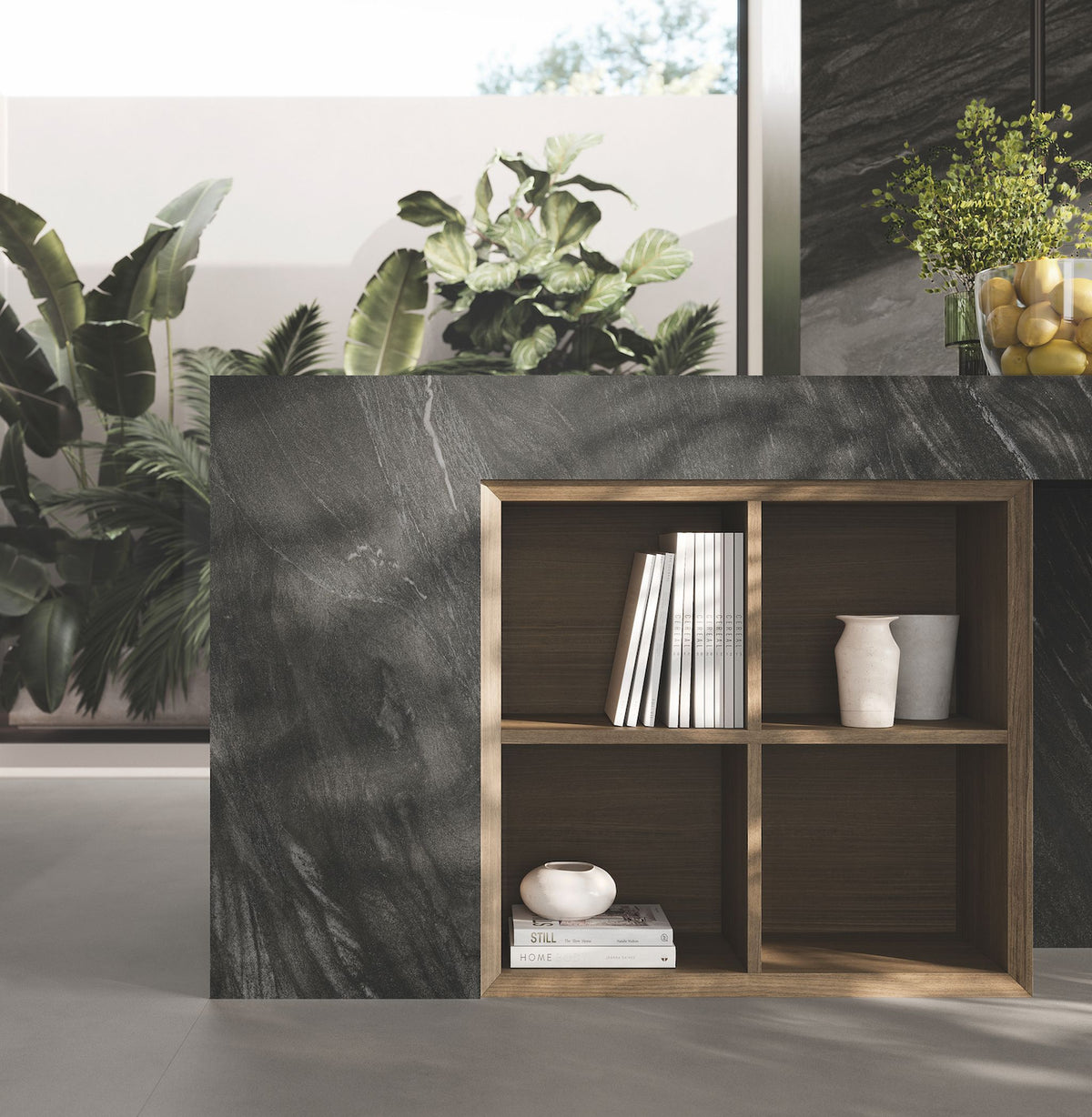 HanStone Black Tempest — ambiance 1 | Union Stone