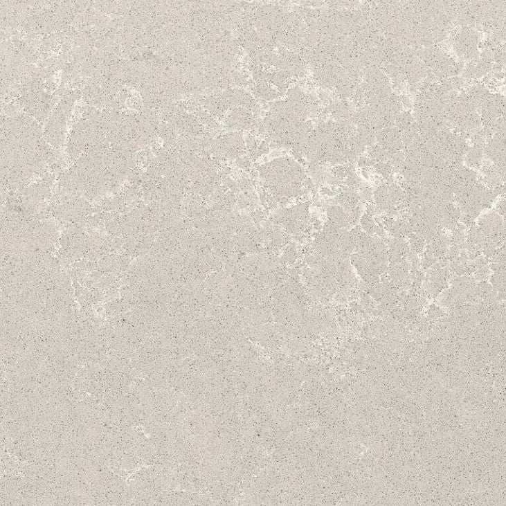 Détail grandeur réelle du HanStone Coast, grain piqueté et veines blanches | Union Stone, Montréal