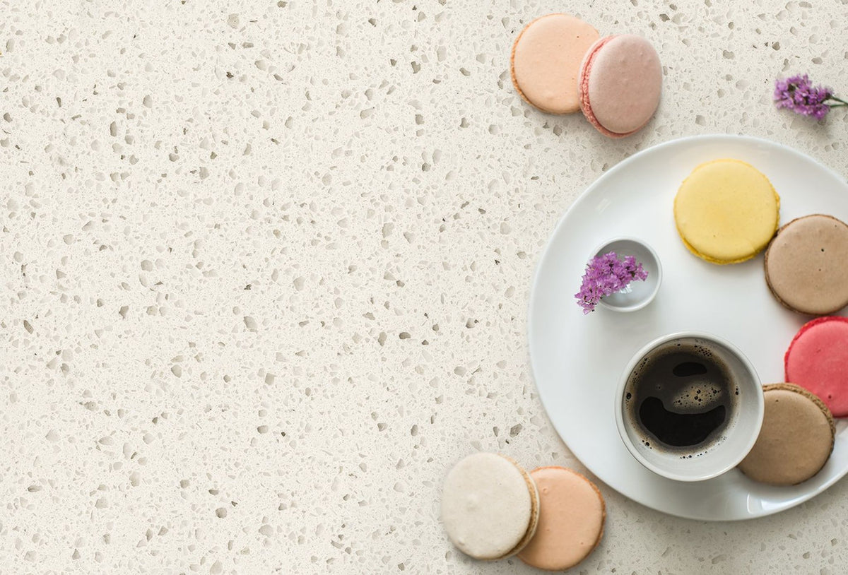 HanStone Swan Cotton — ambiance 1 | Union Stone