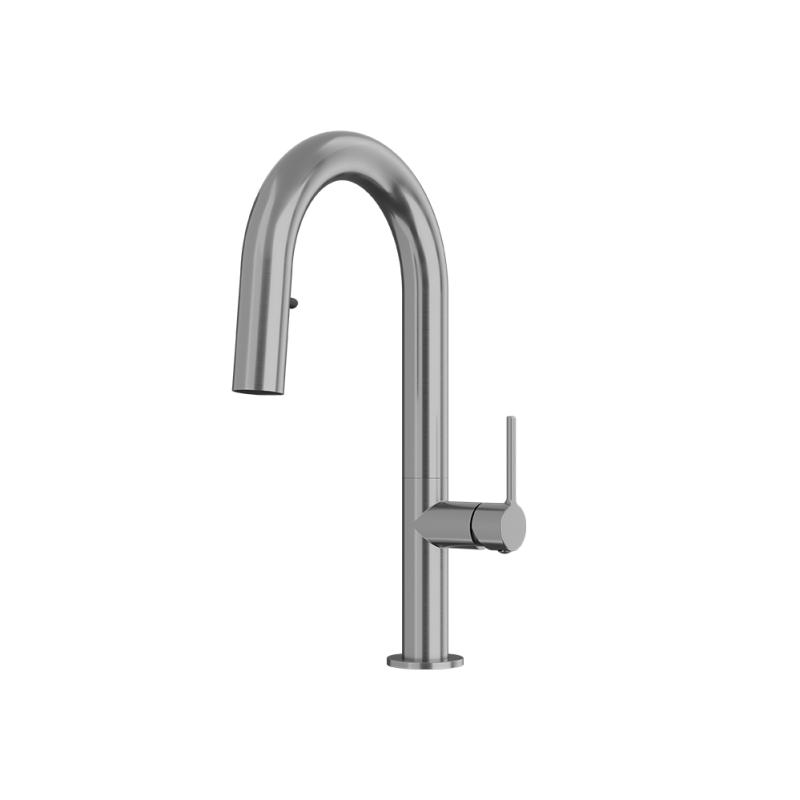 Rubi Carino — Robinet de cuisine mono-commande bar (RCAR81D2) — fini Inox brossé