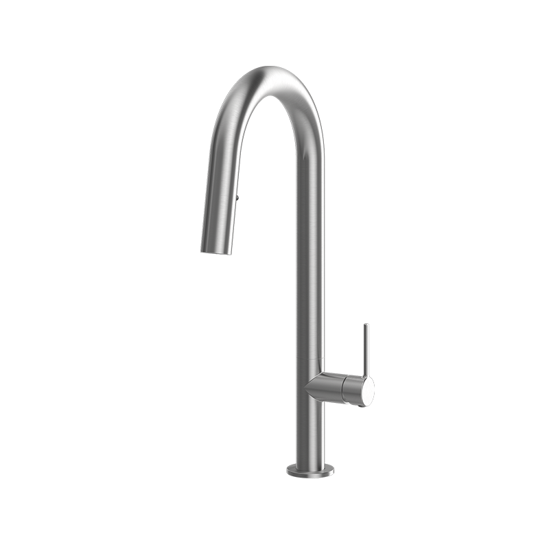 Rubi Caro — Robinet de cuisine mono-commande (RCAR91D2) — fini Inox brossé