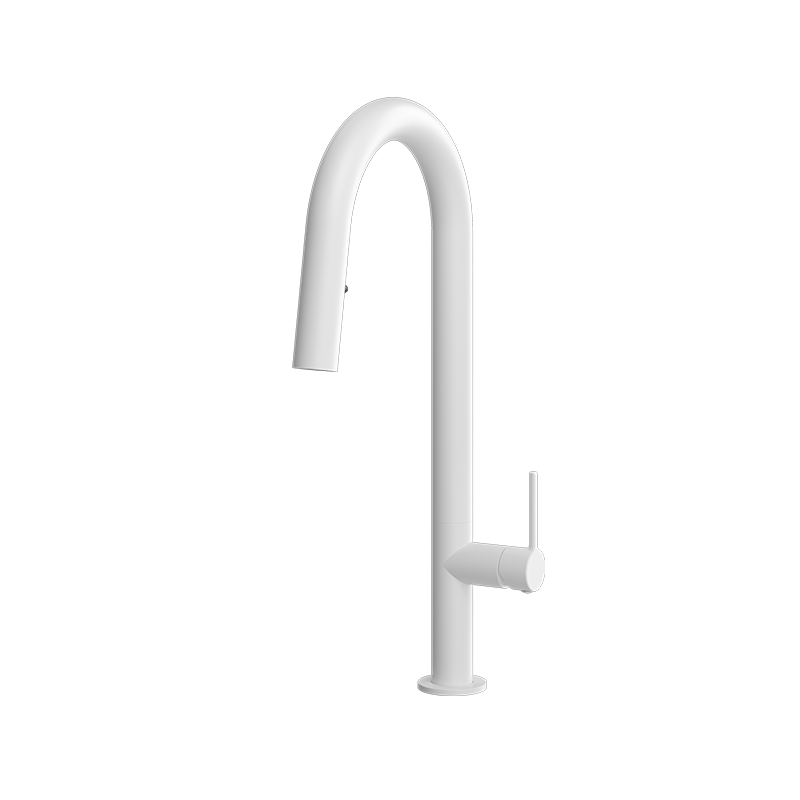 Rubi Caro — Robinet de cuisine mono-commande (RCAR91D2) — fini Blanc mat