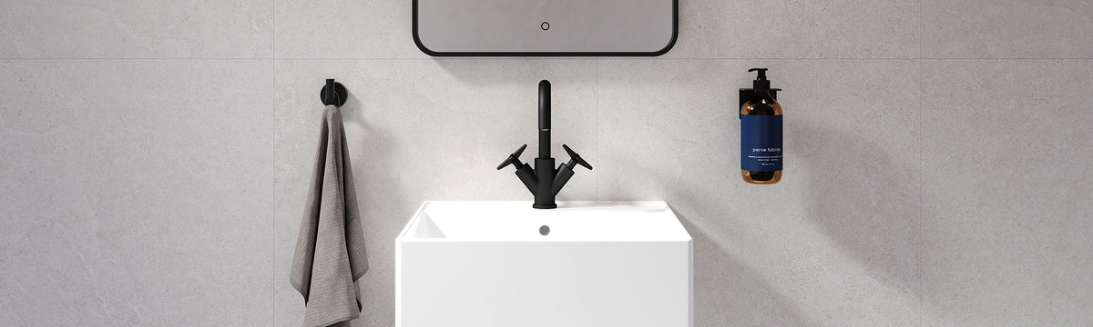 Rubi Lexa — Robinet de lavabo avec poignées en croix (RLX11) — ambiance