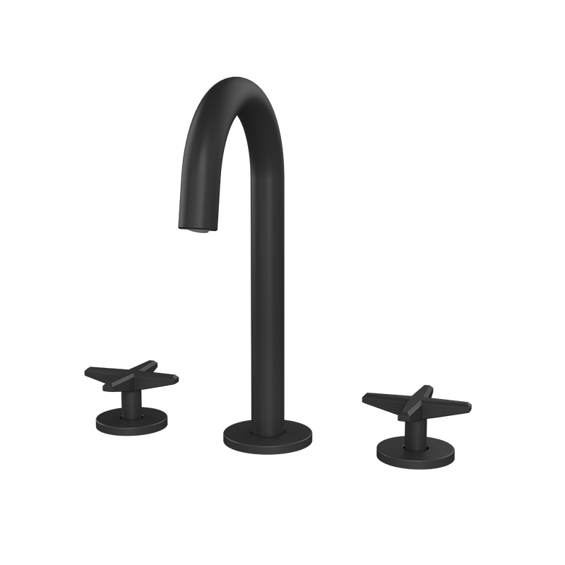 Rubi Lexa — Robinet de lavabo 8" c.c. (RLX18) — fini Noir