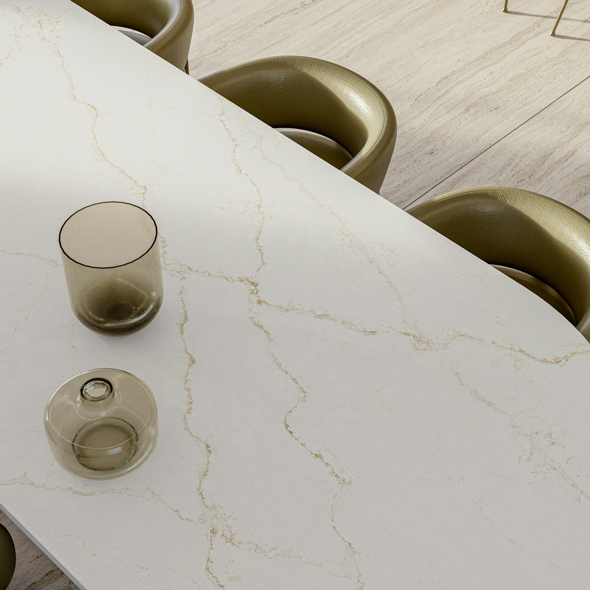 Silestone Blanc Élysée — projet silestone xm european kitchen le chic boheme blanc elysee 3 | Union Stone
