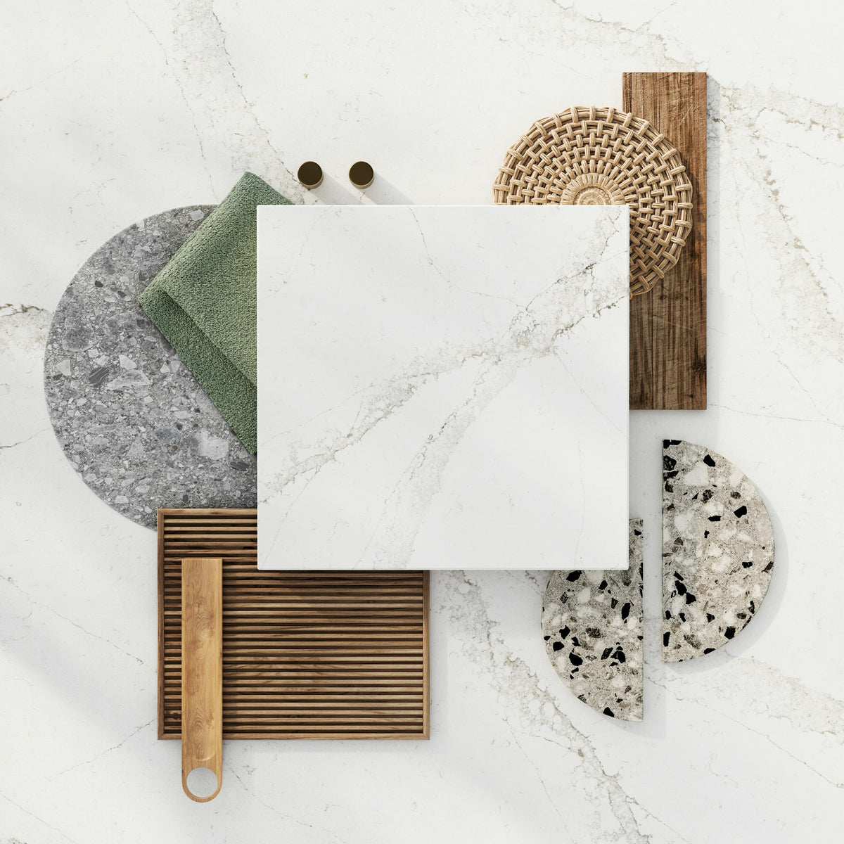Silestone Calacatta Themis — projet mood board calacatta themis v2 | Union Stone