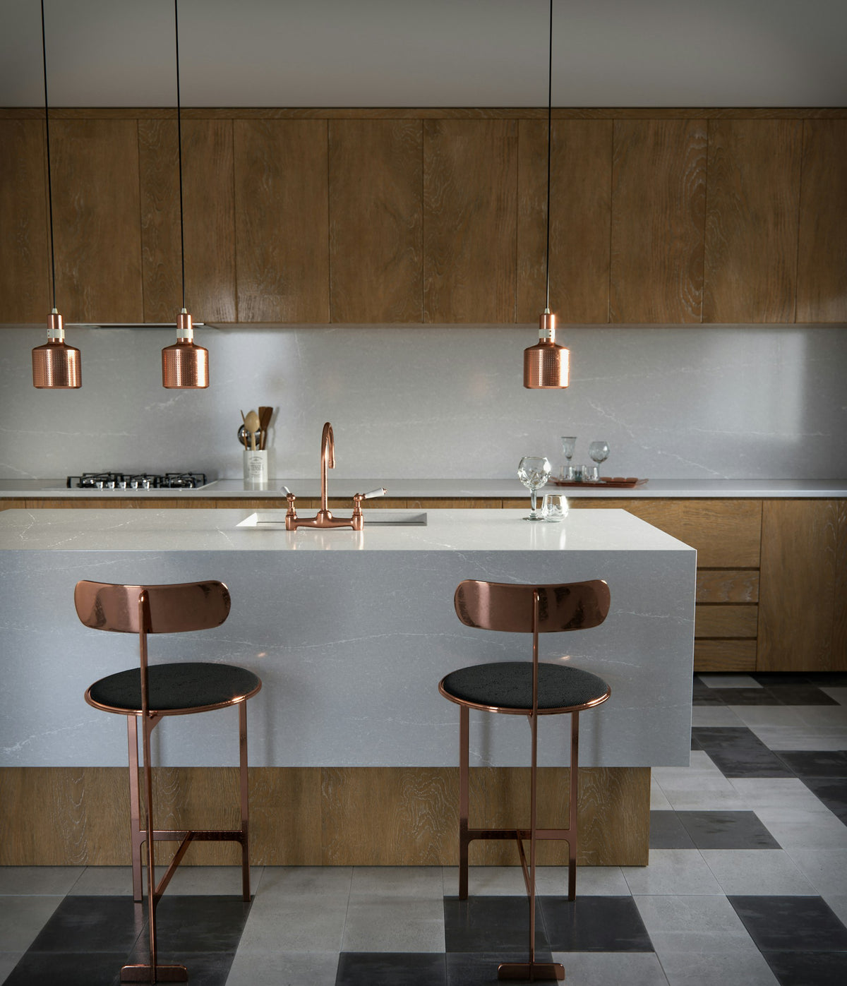 Silestone Desert Silver — projet silestone kitchen eu desert silver | Union Stone