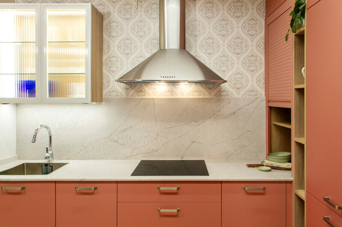 Silestone Eclectic Pearl — projet cocina terracota vintage | Union Stone