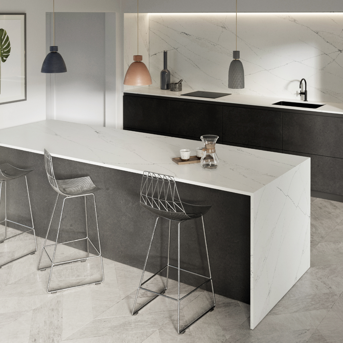 Silestone Ethereal Noctis — projet kitchen silestone ethereal noctis 11 | Union Stone