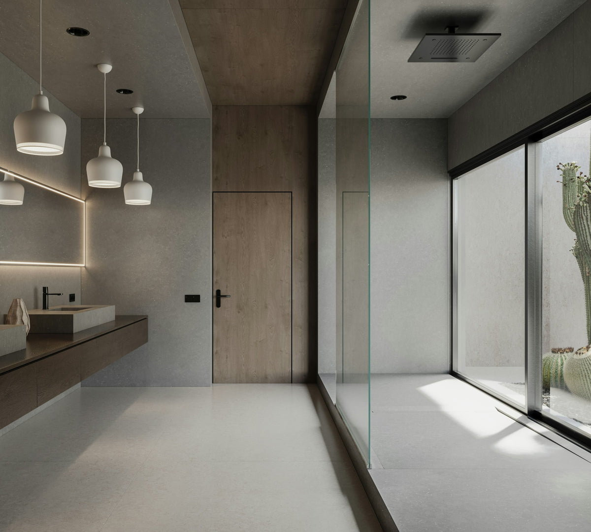 Silestone Ffrom01 — projet earthic bathroom ffrom 01 | Union Stone