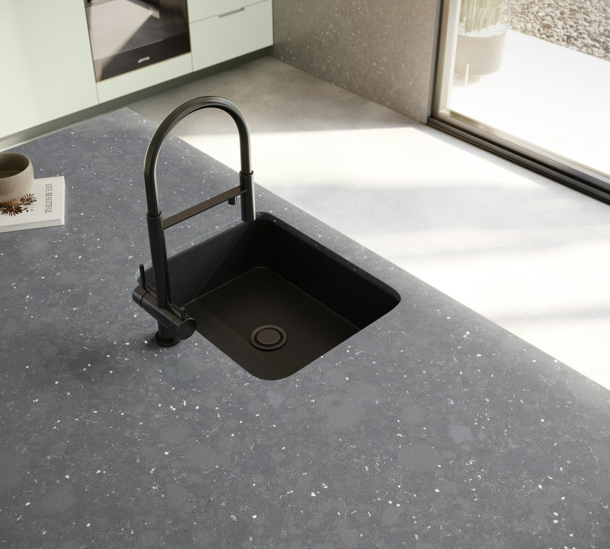 Silestone Ffrom02 — projet earthic kitchen ffrom 02 detalle a | Union Stone