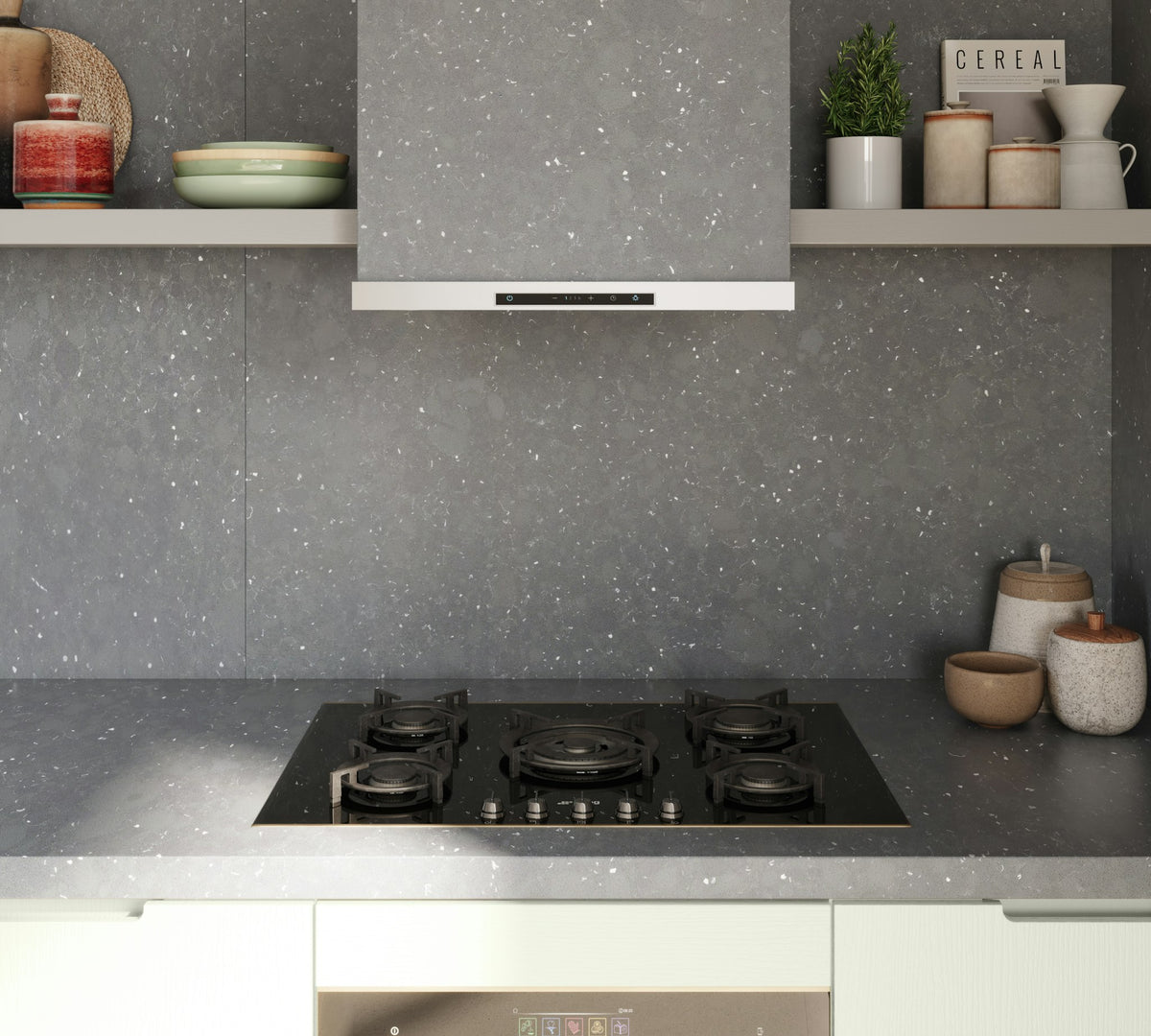 Silestone Ffrom02 — projet earthic kitchen ffrom 02 detalle b | Union Stone