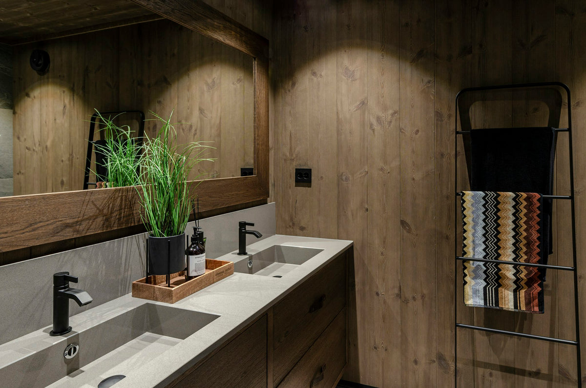 Silestone Gris Expo — projet baderom i meraker | Union Stone
