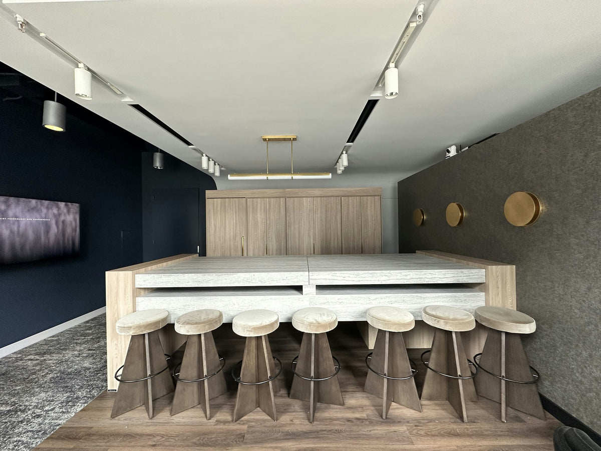 Silestone Parisien Bleu — projet world of whirlpool | Union Stone