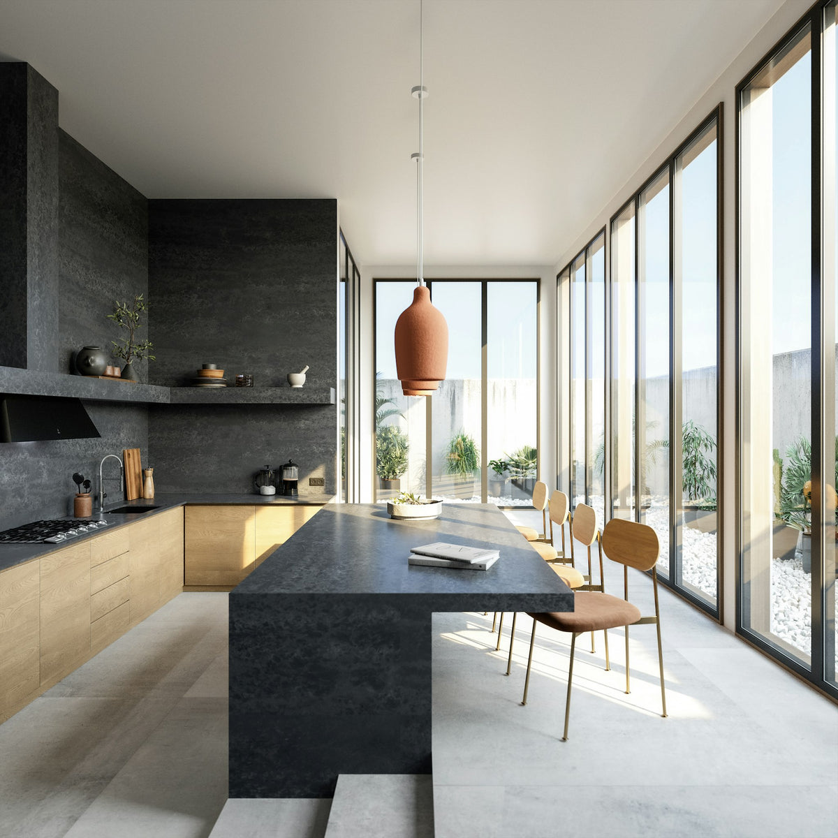 Silestone Raw D — projet earthic kitchen eu raw d | Union Stone