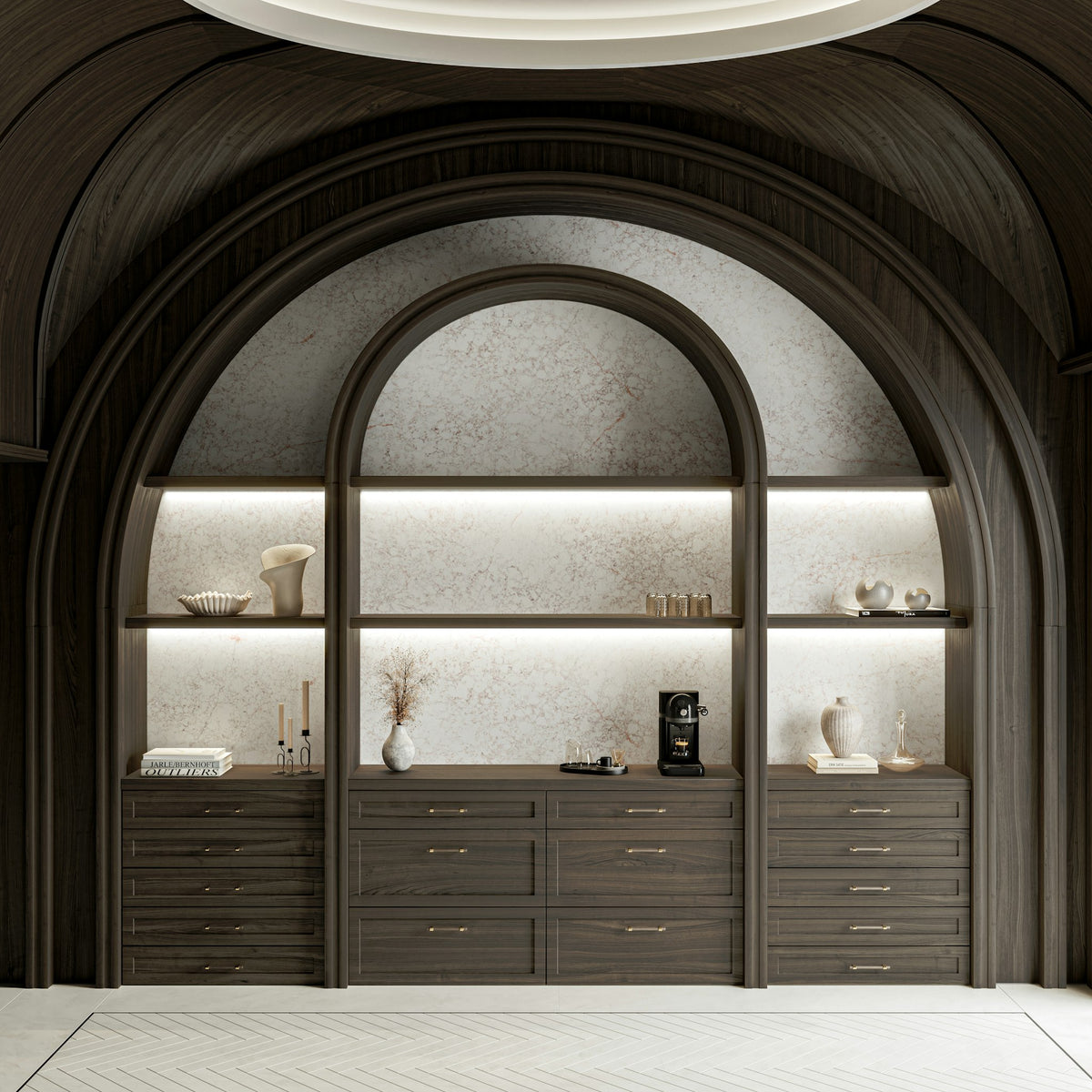Silestone Riviére Rose — projet silestone xm european kitchen le chic boheme riviere rose 3 v2 | Union Stone