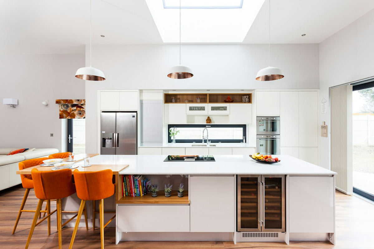 Silestone Stellar Blanco13 — projet porcelain gloss cashmere | Union Stone