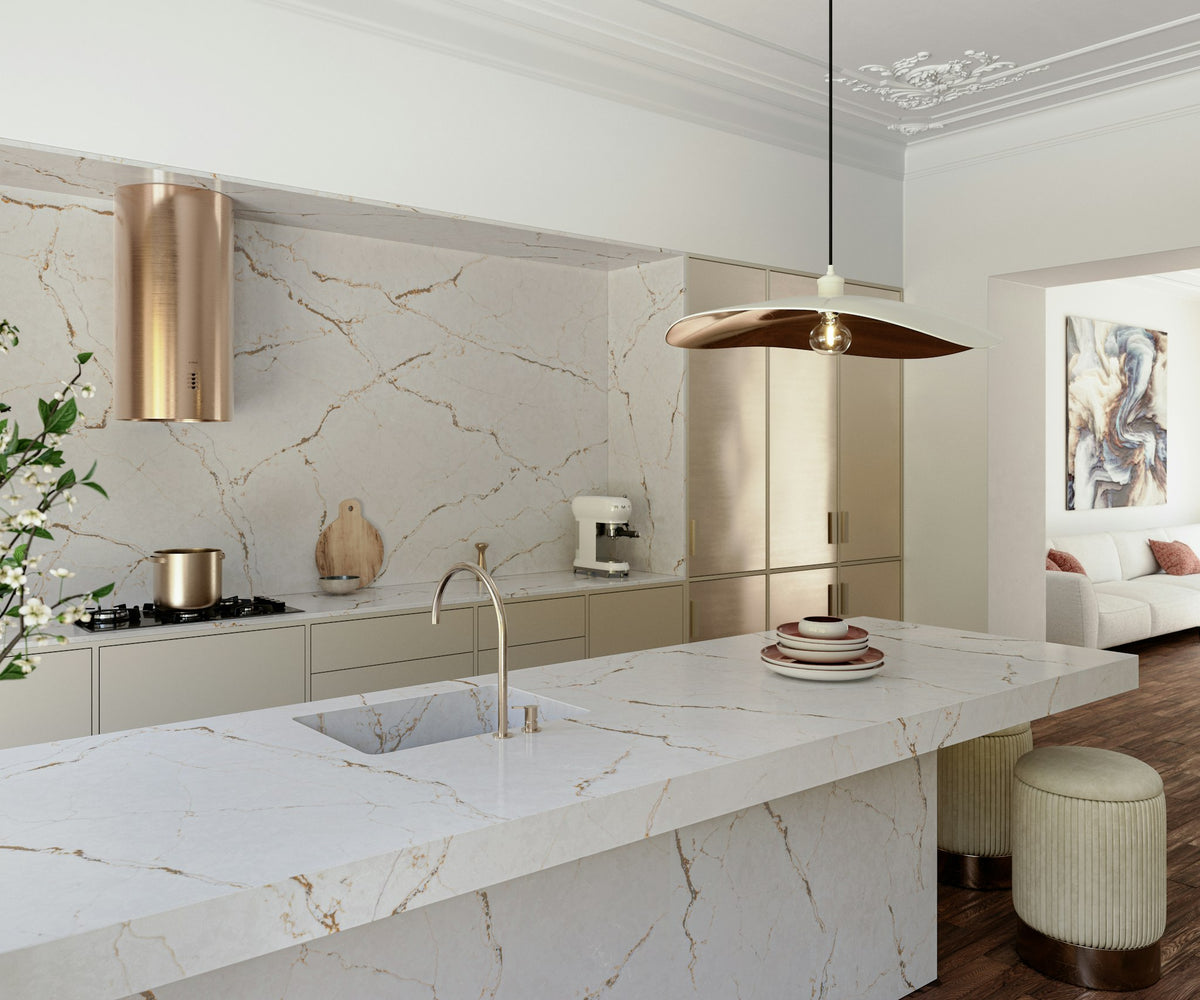 Silestone Versailles Ivory — projet 230512 versailles ivory cocina europeacmgeneral copia | Union Stone