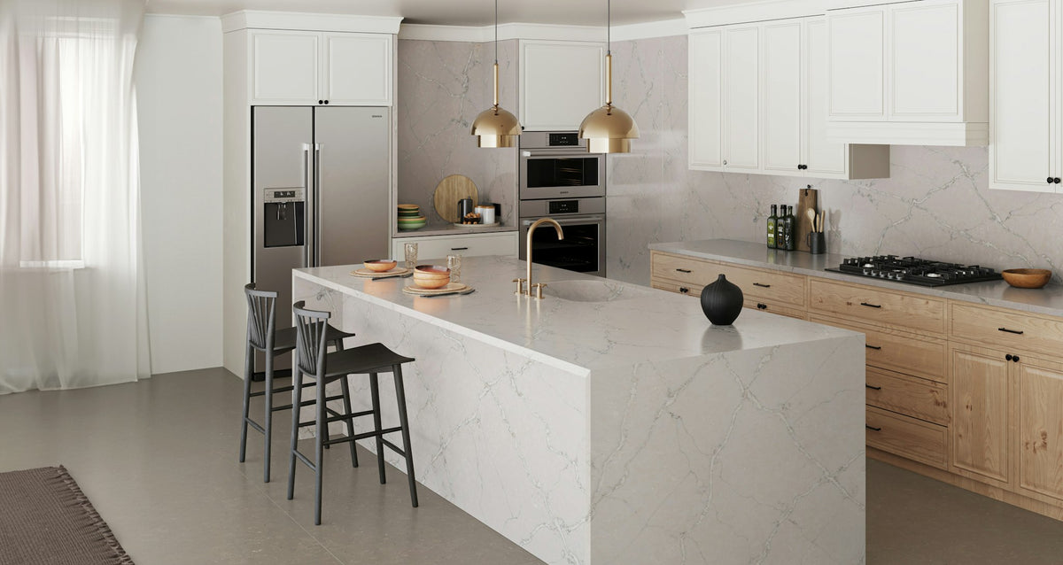 Silestone Victorian Silver — projet 2023 06 14 cos ambiente 3 cocina americana victorian silver 1 b copia 3 | Union Stone
